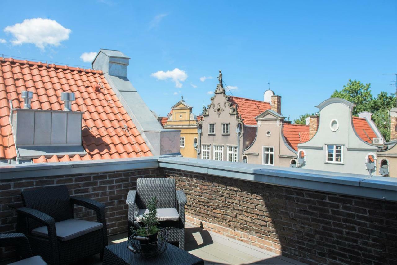 Viu Apartament Z Tarasem W Sercu Gdanska Exterior photo